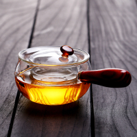 分体小壶300ml 玻璃煮茶壶耐高温蒸茶壶电陶炉套装小号泡茶壶家用办公黑茶小青柑