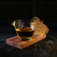 菩提公道杯三件套 玻璃煮茶壶耐热高温煮茶器过滤侧把烧水壶花茶电陶炉可用成竹茶器