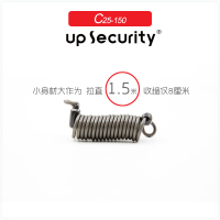 深灰色 黑色 弹簧1.5米 加长头盔防盗绳弹簧钢丝挂绳车衣婴儿车行李潜水专用钢丝绳丢手绳