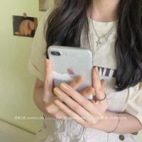 芝士奶油黄 “摘果子”春夏指甲油ins搭配芥末绿显白套装持久不可撕免烤无味