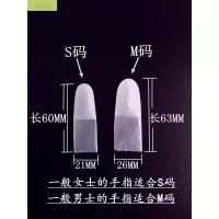 手指套(M码)约100个 手机防静电手指套防尘无尘电子手指套一次性橡胶手套乳胶手套
