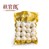 正宗福州鳗鱼丸(有馅)500g*1袋 秋官郎正宗福州手打深海鳗鱼丸手工连江食材烧烤丸串关东煮丸