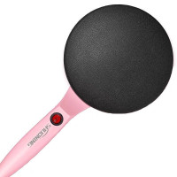 粉色(裸机) 电饼铛薄饼机春饼春卷皮千层皮家用博饼全自动小型煎饼神器烙饼机