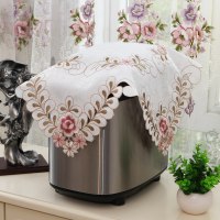 暗粉-6732款 常规(56*56cm方)*1张 面包机咖啡机电脑净化器盖巾电饭煲防尘罩茶具茶杯台灯布厨房盖布