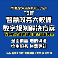 智慧政务大数据云平台大数据办公自动化建设城市电子政务云数字全