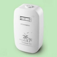 白色 森米802空气负离子发生器家用氧吧桌面迷你空气净化器办公无耗材
