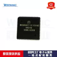 MC68HC11E1CFN2 贴片PLCC52 8位微控制器MCU嵌入式处理器和控制器
