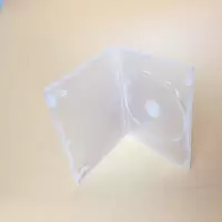 厚单(单碟装 20个包装) 14厘透明单片双片多片CD DVD长方形光盘盒刻录光盘碟包装软塑料盒