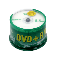 香蕉DL 8.5G 5片 散装送袋子 香蕉DVD+R DL8.5G大容量光碟1~8X一次性刻录盘10~50片桶装D9光盘