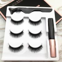 018吸铁石纤长自吸眼睫毛自然短款浓密眼线液5磁铁磁石磁力假睫毛