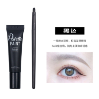 01#黑色 送王霏霏同款眼线刷 A-102 徐老师推荐!Missha谜尚眼线膏液体眼线笔带刷棕色持久防水不晕染