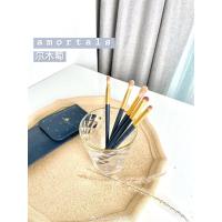 眼部套刷5只装带刷套 人造纤维 现!AMORTALS尔木萄眼部化妆刷套装全套打底晕染小号细节鼻影高光