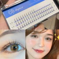 Mojiesi蓝色10mm单根 小猴子推荐! A型假睫毛!mojiesi赵露思虞书欣同款仙子毛朵毛可嫁接假睫毛朵毛