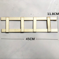 梯子款一个 幼儿园环创装饰材料 DIY手工麻绳木质吊饰挂饰复古麻布墙壁饰挂件