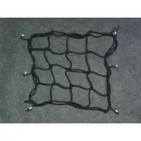黑色 30X30厘米 摩托车头盔行李杂物网兜骑士装备油箱网袋绑带松紧网绳罩改装配件