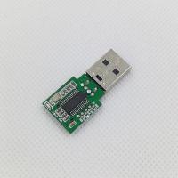 单件(可焊飞线) pcba USB2.0 富景电安国AU6438BS芯片内存卡读卡器eMMC-ISP高速usb飞线3+1