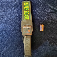 MD300B1带一次性电池 手持金属探测器MD300B1机场车站安检棒手机学校考场打火机扫描仪