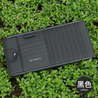 黑色 车载CD夹多功能遮阳板套卡片名收纳袋汽车遮阳板碟片包车用光盘夹