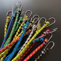 1米[加厚加粗]随机颜色一条 电动车捆绑绳摩托车行李绑带电瓶车后备箱弹力自行车松紧绳子圆形