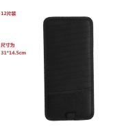 12片装遮阳板cd夹 黑色 唐墨坊cd盒光盘包车载汽车家用dvd碟片袋套收纳40片大容量盒子光