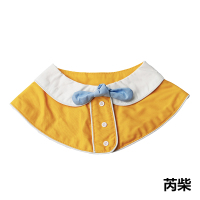 黄色(不刻字版) S(脖围24-27)参考4-7斤 宠物狗狗猫咪法斗柴犬围脖三角巾刻字铭牌围兜围嘴围巾蝴蝶结披风