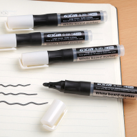 黑色12支 白板笔可擦笔粗教师用黑色白板笔可加墨水水性可擦记号笔白板笔擦