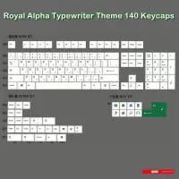 日文字根 官方标配 无 Royal Alhpa Typewriter皇家打字机 日字键帽PBT热升华小全套