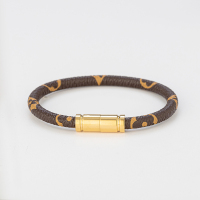 老花手链不带logo-长度18cm 推荐手围14~16cm 情侣老花手链带驴家皮手绳磁吸手镯潮百搭男女生原创设计经典手环