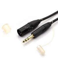 卡侬公转大三芯 1米 卡侬公转大三芯6.35 XLR对TRS音频线调音台线 监听音箱线 平衡线