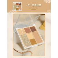 #101 燕麦奶茶 戈戈舞眼影盘gogotales大地色平价学生奶茶粉闪粉哑光小众品牌ins