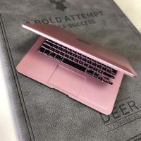 玫瑰金迷你电脑(不能直立) 尺寸9.5*6.5cm 6分娃用笔记本电脑4分bjd苹果电脑 blythe娃屋拍摄道具 镜子