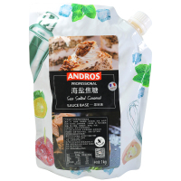 海盐焦糖 安德鲁乐桃桃颗粒果酱1KG 冲饮果汁刨冰水果茶水蜜桃果粒果泥果酱