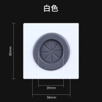 白色 电视墙线孔装饰盖空白面板带出线开关插座方形预留孔盖空调洞堵塞