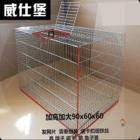 折叠35带托盘 鸽子笼养殖笼特大号家用鸡笼配对笼鸽子笼兔笼鸟笼子鸽子笼子大号