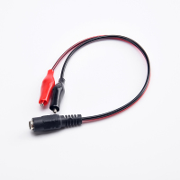 鳄鱼夹直充线 电瓶连接线儿童电动车蓄电池直充线童车充电器配件转换鳄鱼夹子线