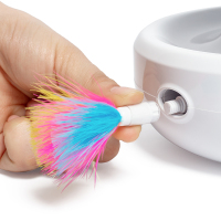 配件:羽毛8个 球2个 2合1小猫咪玩具智能逗猫棒猫球充电电动玩具自嗨解闷神器猫咪用品