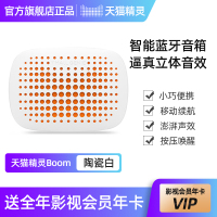 天猫精灵boom 陶瓷白 官方标配 天猫精灵IN糖方糖2代智能音响R蓝牙音箱家用闹钟家电声控语音助手机器人官方旗舰ai无