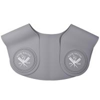 灰色(送海绵一块) 剪发硅胶披肩发型师专用防碎发不沾发围脖发廊烫染防水理发垫肩