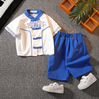 男生套装 90 儿童汉服男女童夏季短袖套装中国风古装民族服装幼儿园六一表演服