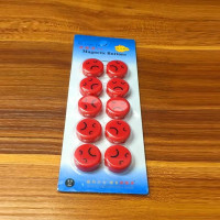 平面20mm红色哭脸10颗 中 20mm磁贴冰箱强力磁性创意黑板吸铁石白板办公磁吸磁铁磁扣