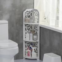 巴洛克3层 三角架浴室收纳置物架落地放置卫生间置地式放洗发水沐浴露的架子