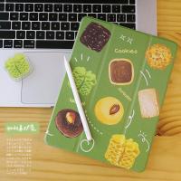 曲奇饼干款:三折式(笔槽款) iPad 2021款(10.2英寸) 原创iPad保护套曲奇磁吸笔槽20202019ipa