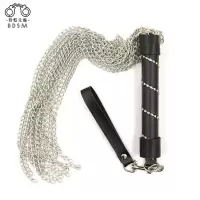 女王皮鞭钻石把手鞭子情趣皮革铁链鞭子舞台表演皮鞭道具房事道具