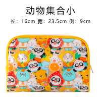 比鲁斯一家B 大容量ins透明收纳包比鲁斯Beerus可爱化妆包卡通防水洗漱包笔袋