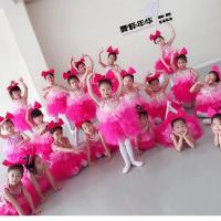 蓬蓬裙(送头饰) 100cm 六一儿童演出服蓬蓬裙幼儿园舞蹈公主裙亮片男童女童可爱表演纱裙
