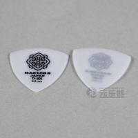 D801单面防滑 大三角0.6mm Master8 D801/D801S日产迭尔林磨砂防滑标准爵士多款吉他贝司拨片
