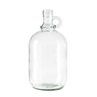 透明单耳瓶高26cm直径13cm 森空间仿真绿植装饰蕨树吊钟楼梯转角造景落地盆栽微景观摆设盆景