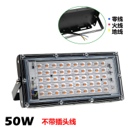 生长灯投光灯 50W 全光谱led户外防水大棚植物投光灯室内花果蔬多肉支架生长补光灯