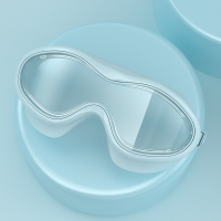 E07-8 浮氧蓝 (少) 飞鱼未来儿童泳镜男女防水防雾高清透明大框一体潜水游泳眼镜装备