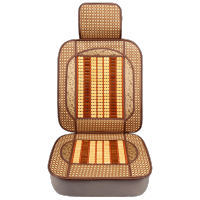 米色1个(标准版) 2015年2016款福特憾路者五座凉席全包凉席汽车坐垫竹片凉垫座垫套